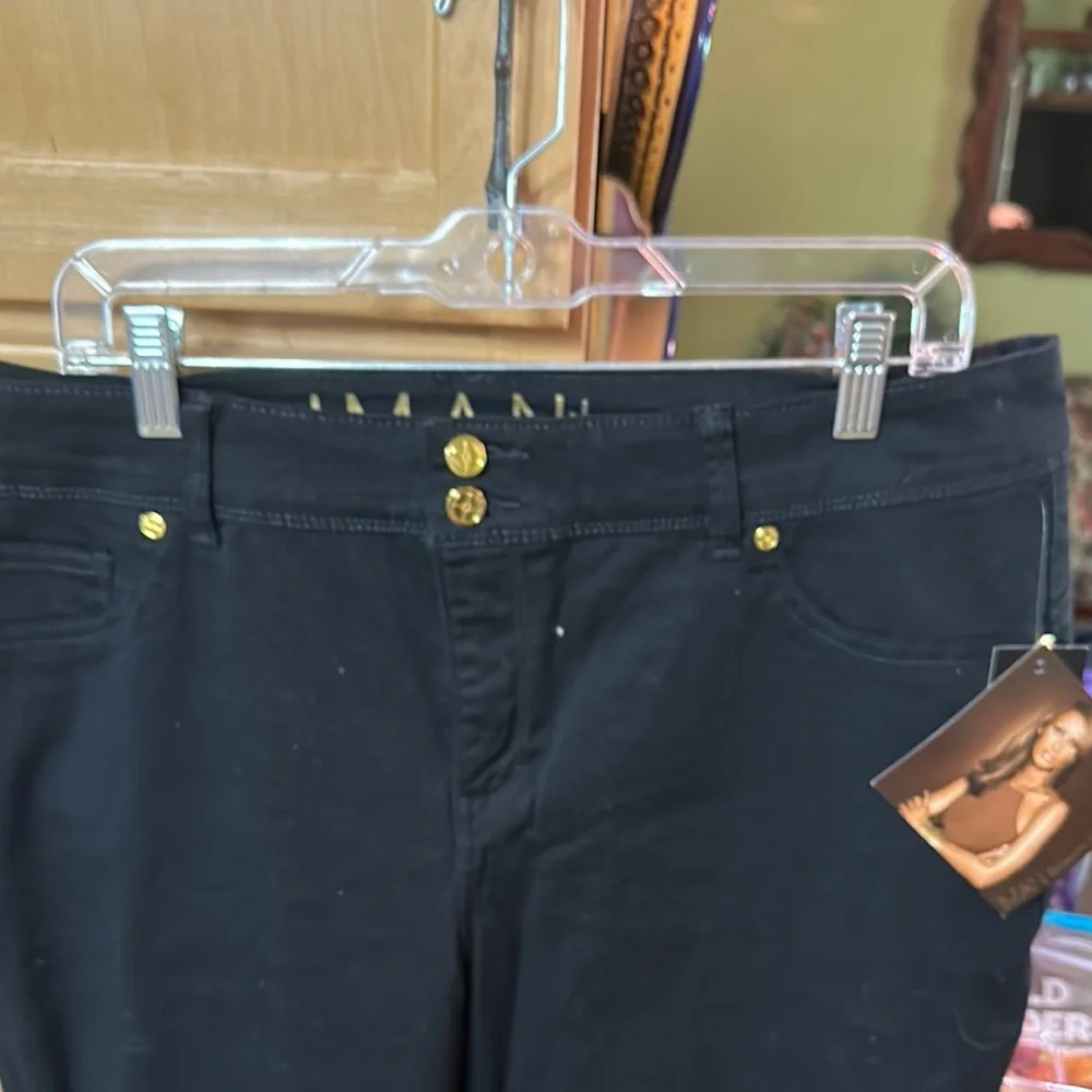 Black Women's Jeans by IMAN - Picture 2 of 4